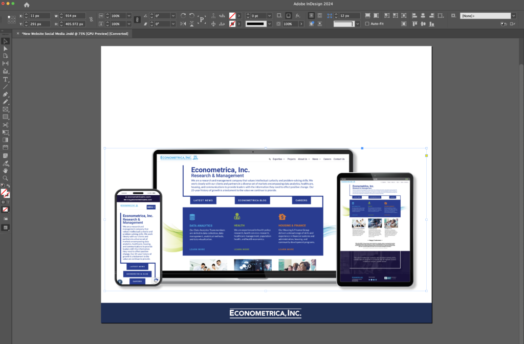 Social Media Post Template - Devices Image