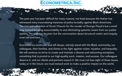 Econometrica’s Statement Following Conviction of Derek Chauvin