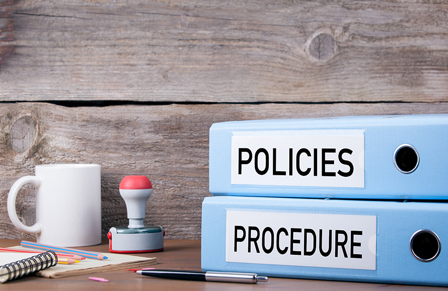policies and procedure folders