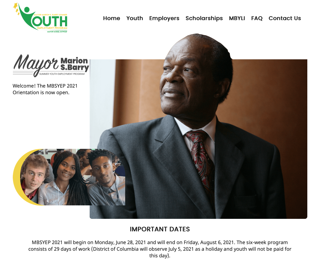 marion barry summer youth employment program