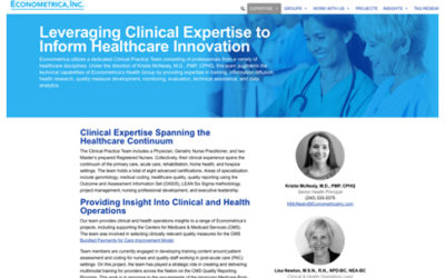Econometrica’s Health Group Expands Clinical Expertise