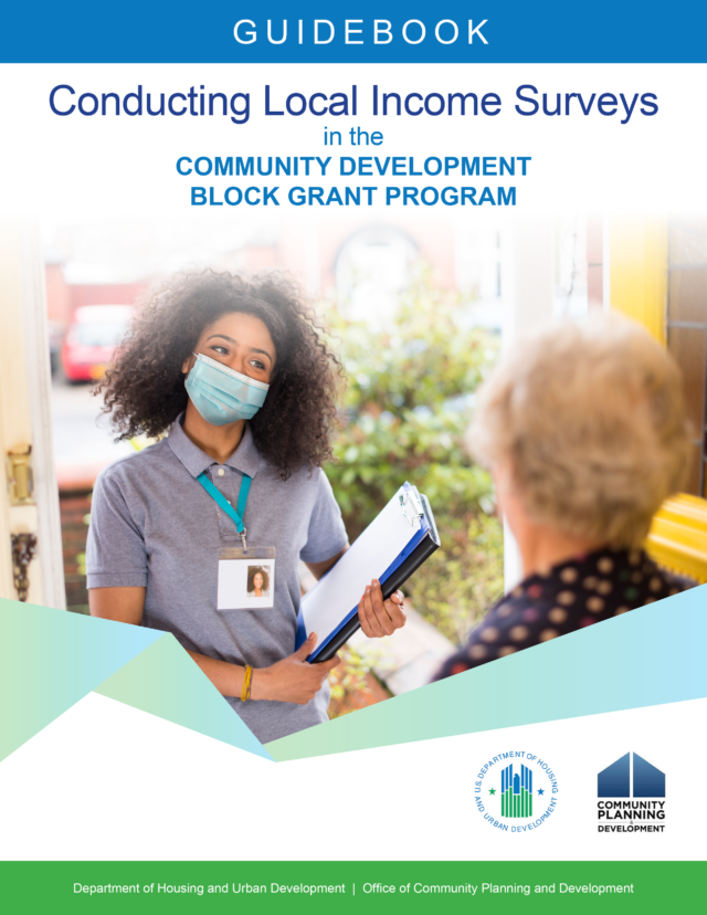 CDBG Income Survey Guidebook Cover