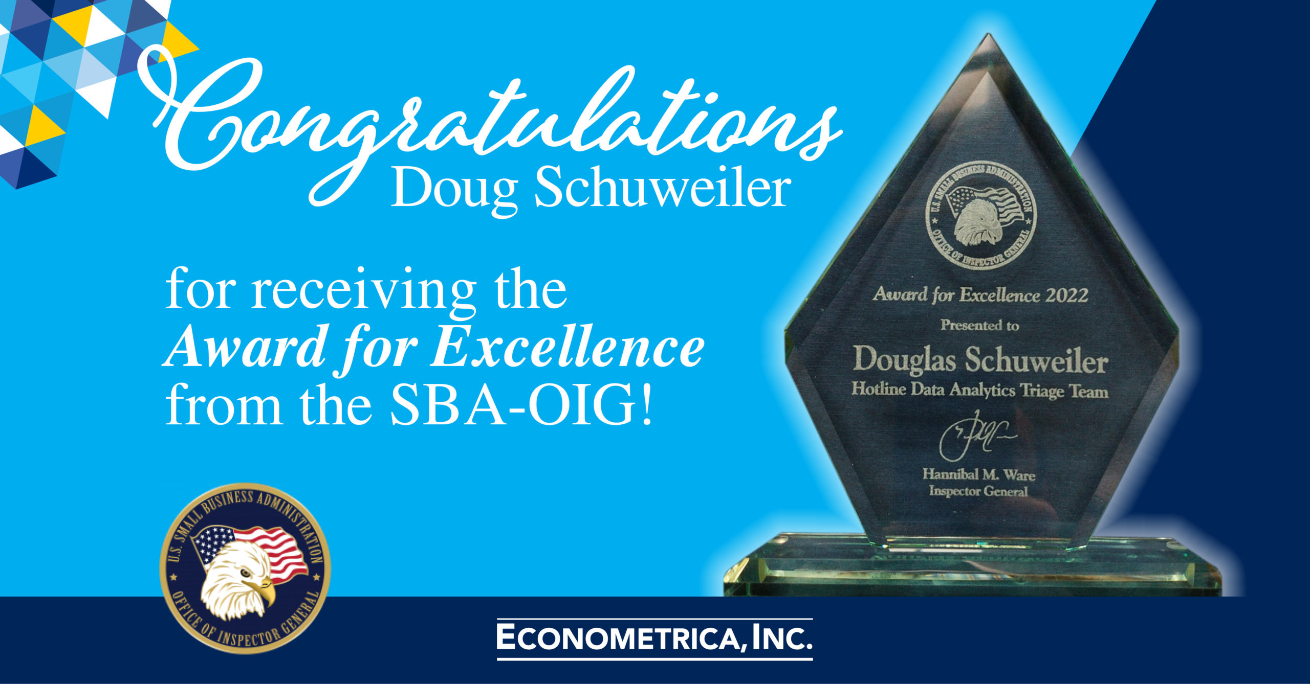 SBA-OIG Award of Excellence SBA OIG Award FB LI scaled