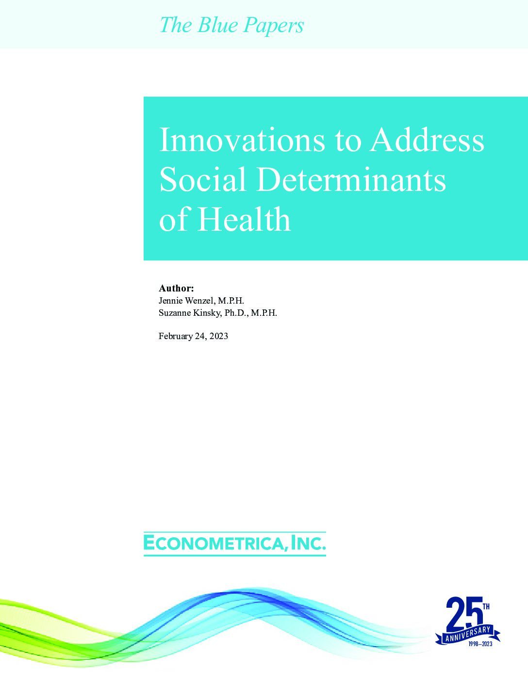 Health Equity Social Determinants Blue Paper Feb2023 pdf