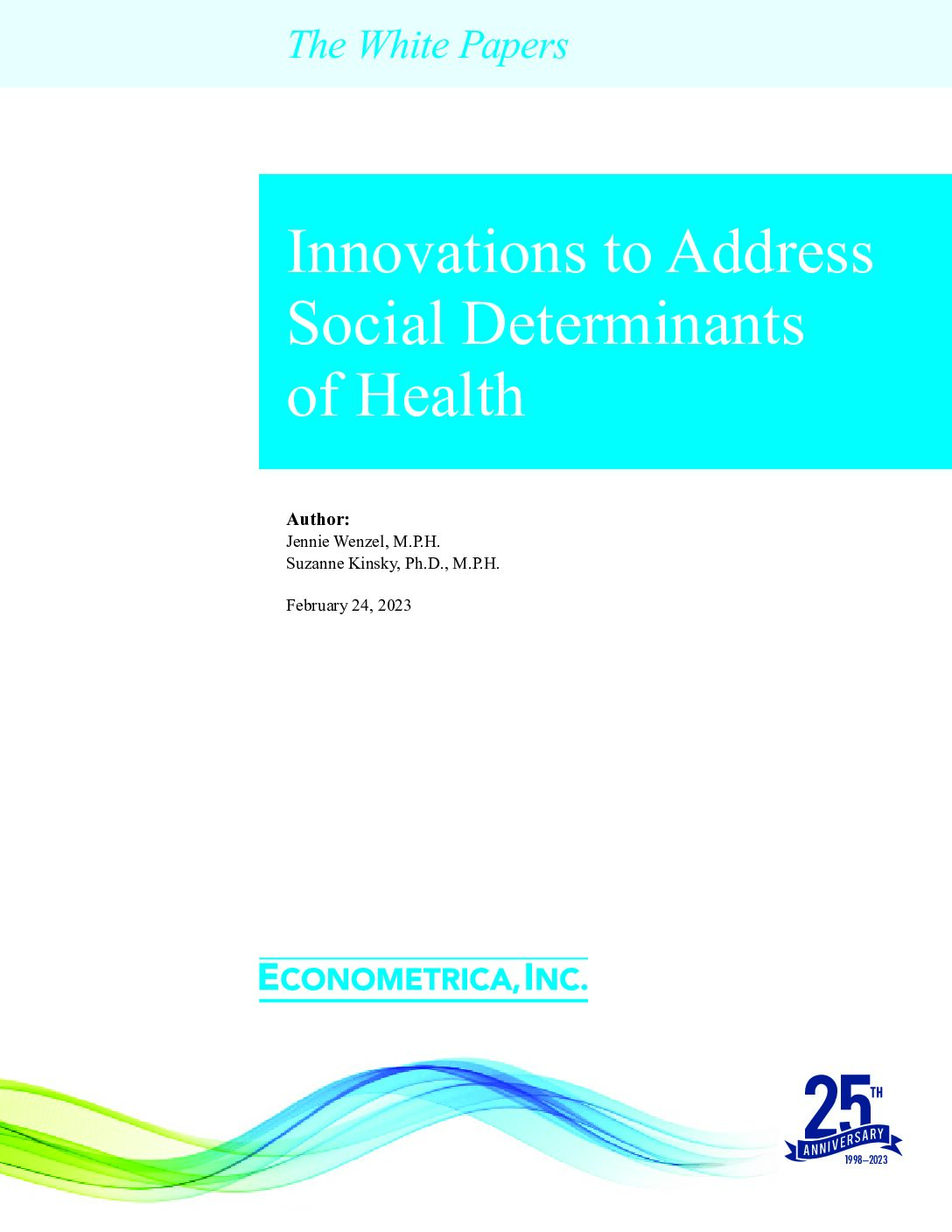 Health Equity Social Determinants White Paper Feb2023 pdf