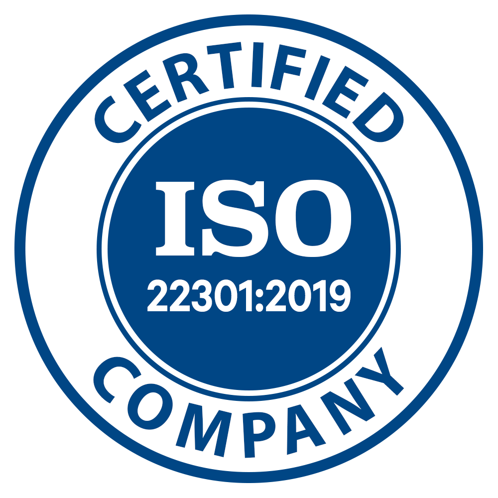 ISO Certified 22301 2019