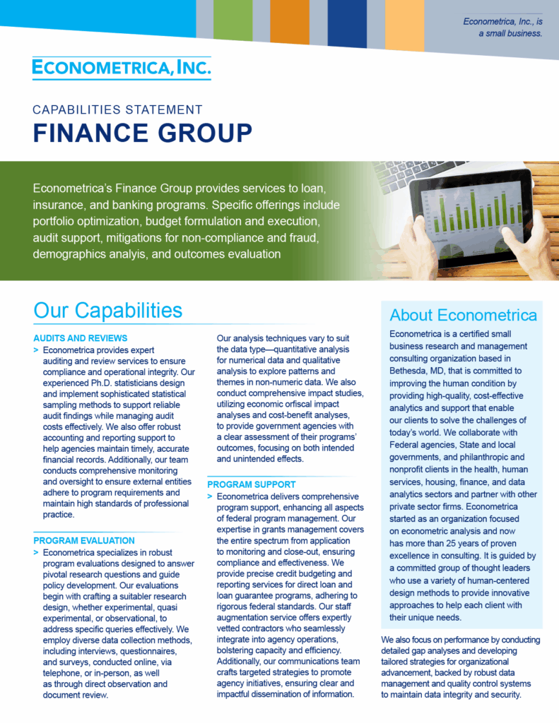 Caps Finance Group Flyer 2025