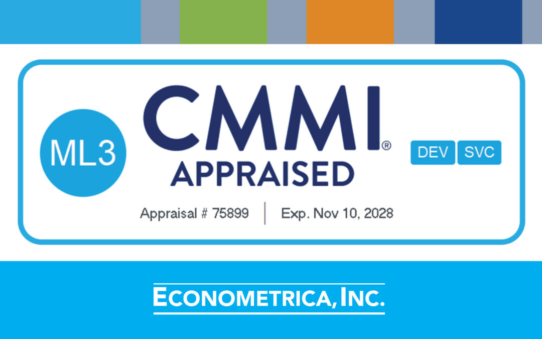 Econometrica Secures 3-Year CMMI Recertification for Quality Excellence
